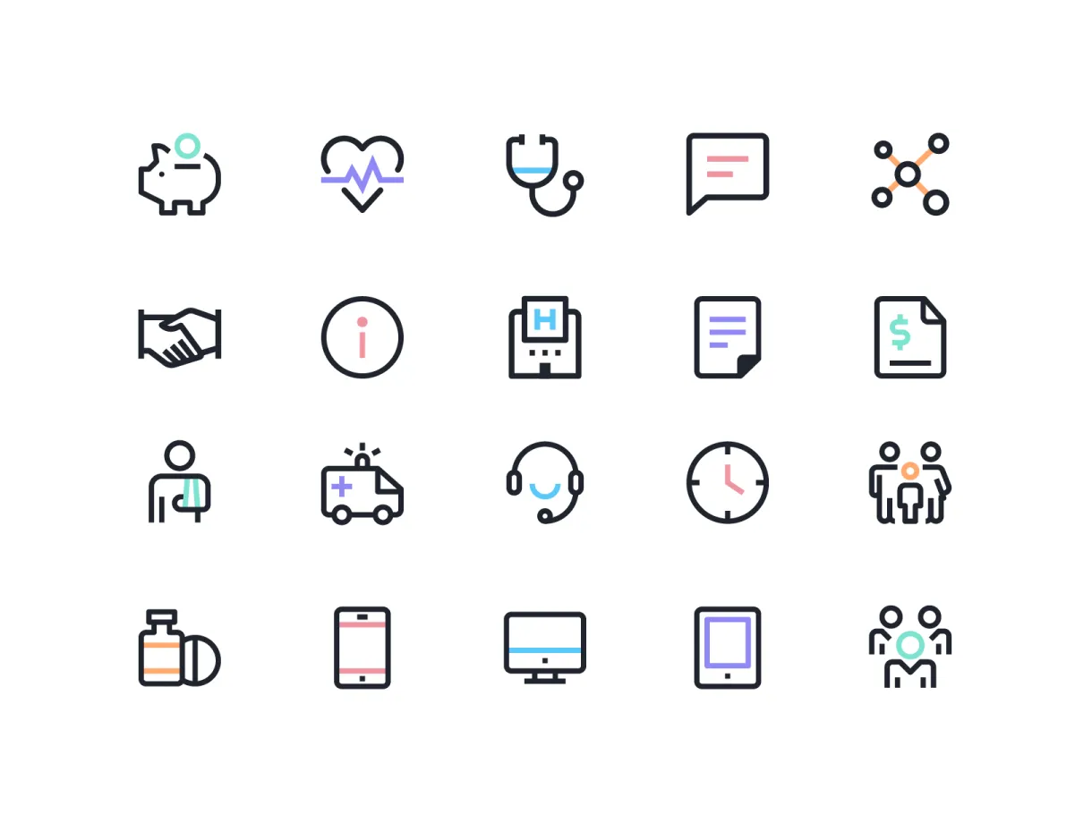 Dribbble health-icons-2-_2x by dmitri litvinov