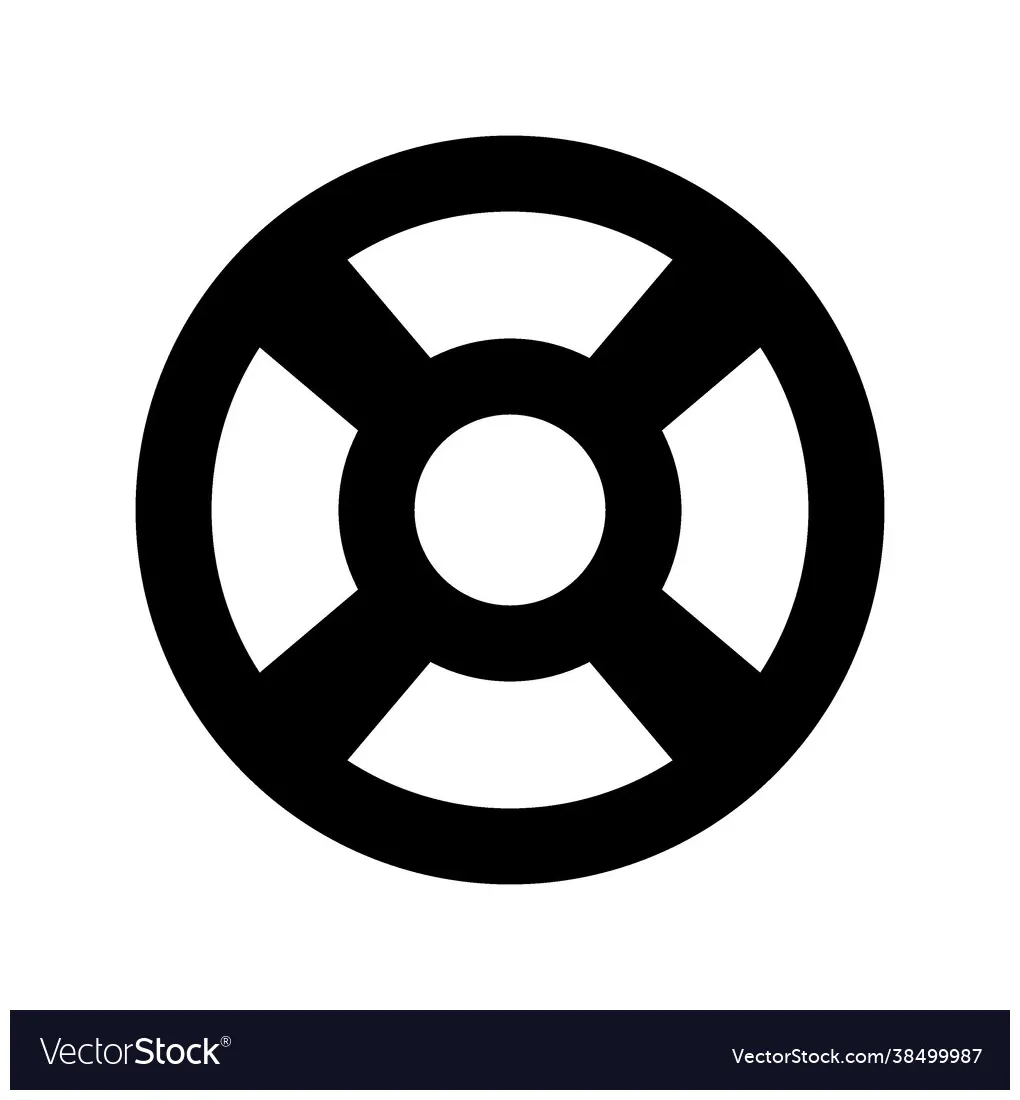 Help icon vector vectorstock