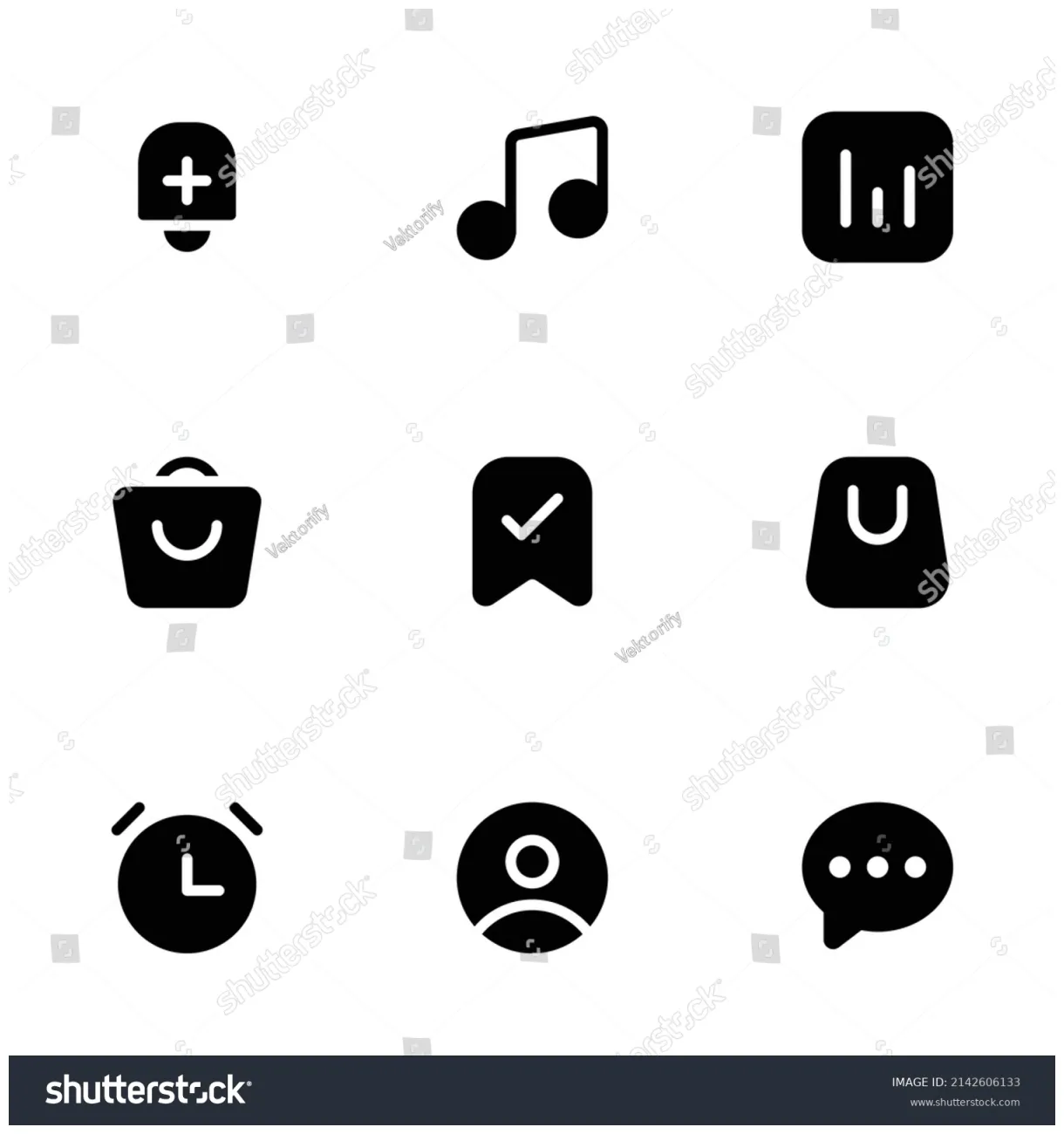 Collection icons high resolution ready use stock vector printable coloring page