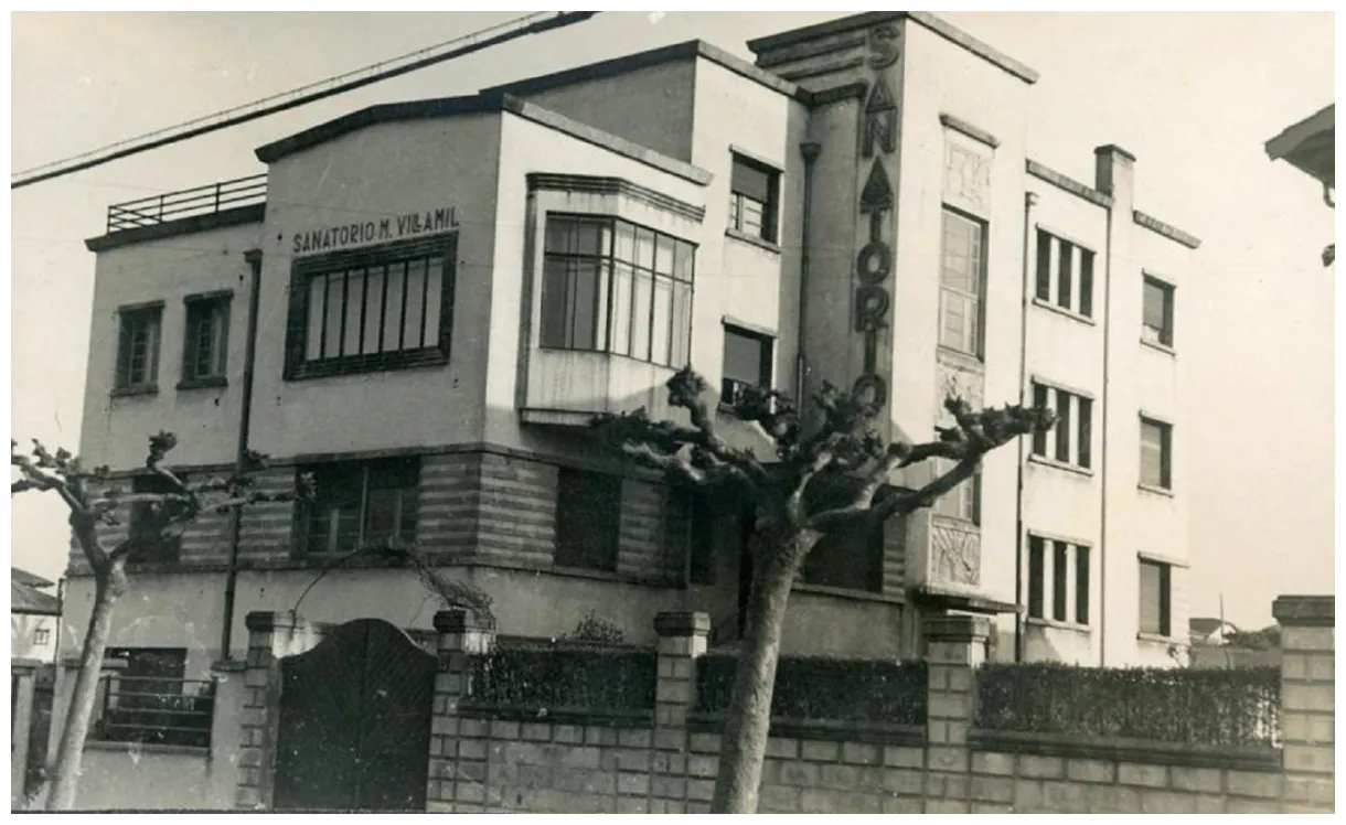 Villamil sanatorium, by juan manuel del busto, 1932-"present". gijón