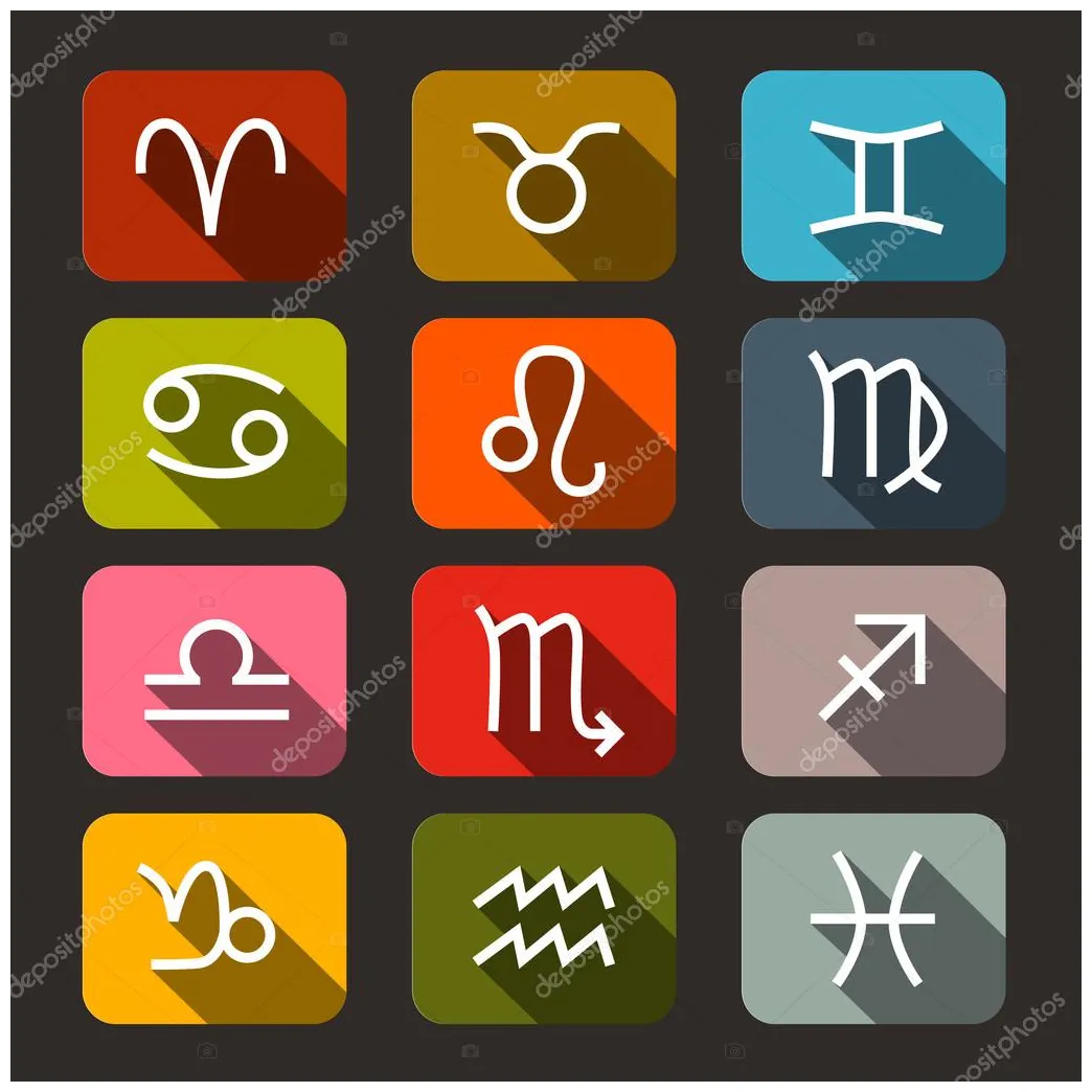 Zodiac signs stock vector by ©mejn 60421487