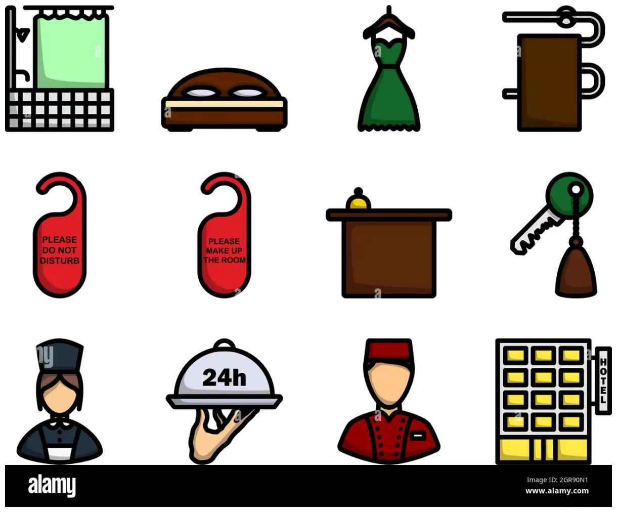 Set stock vector & art alamy