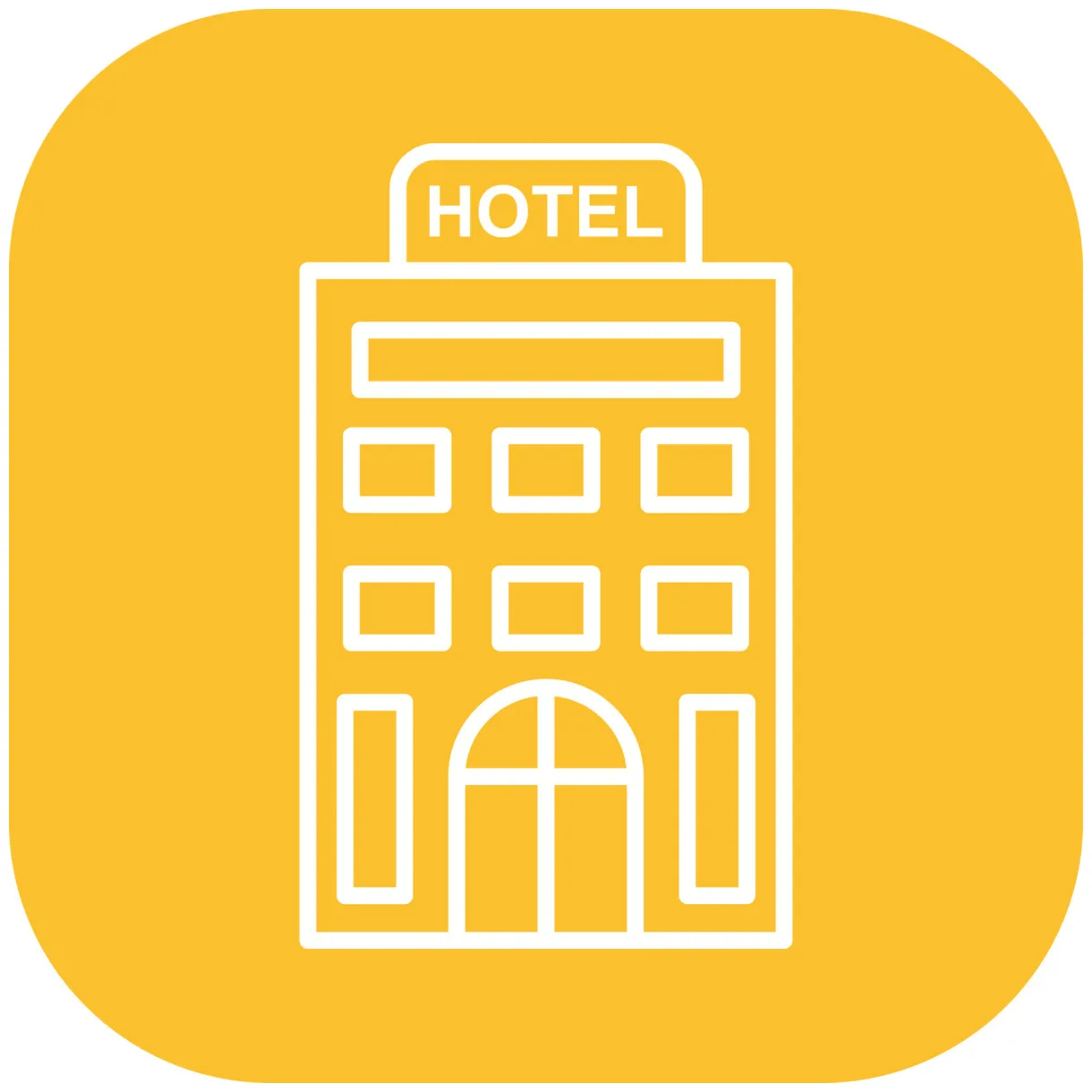 Hotel vector icon 18823684 vector art at vecteezy