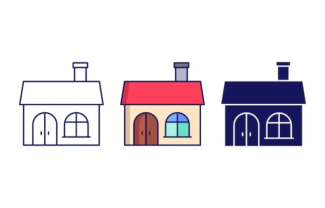Premium vector house vector icon