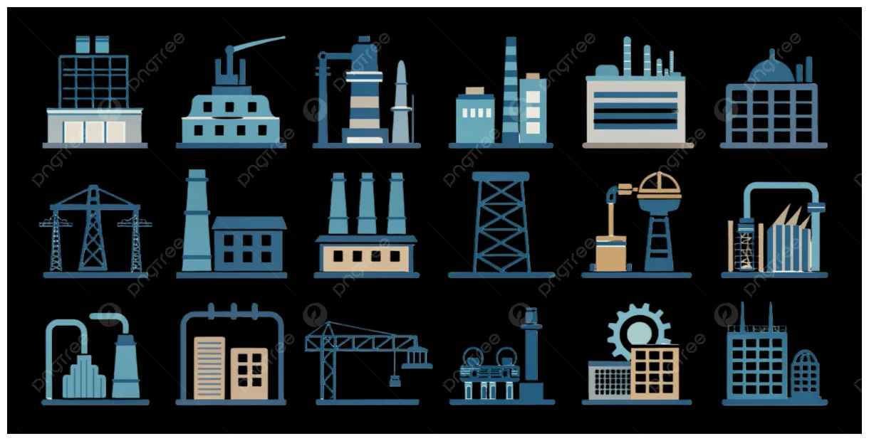 Industrial design icons