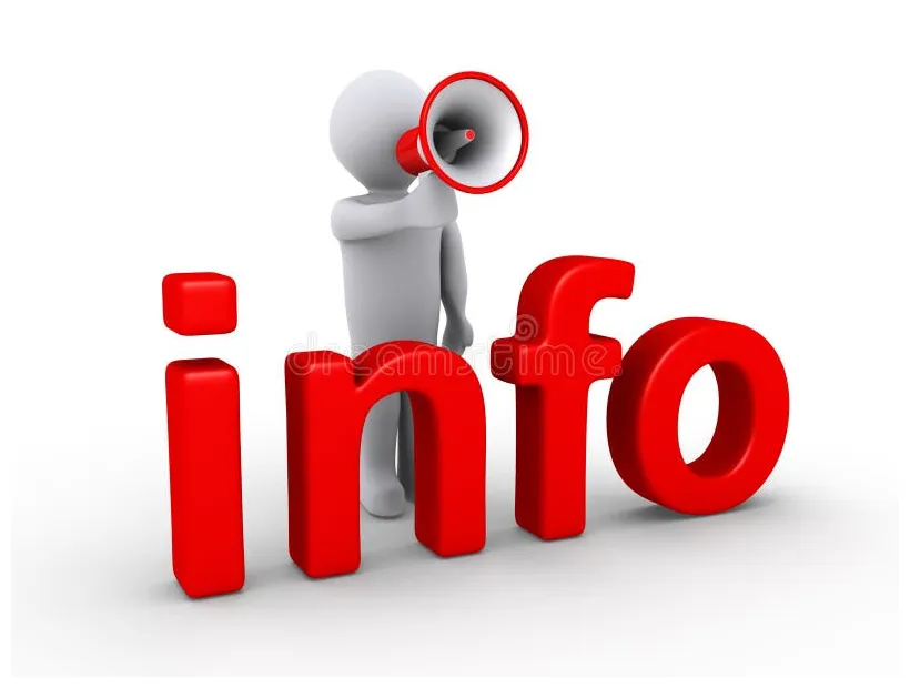 Persona con el megáfono detrás del info stock de ilustración