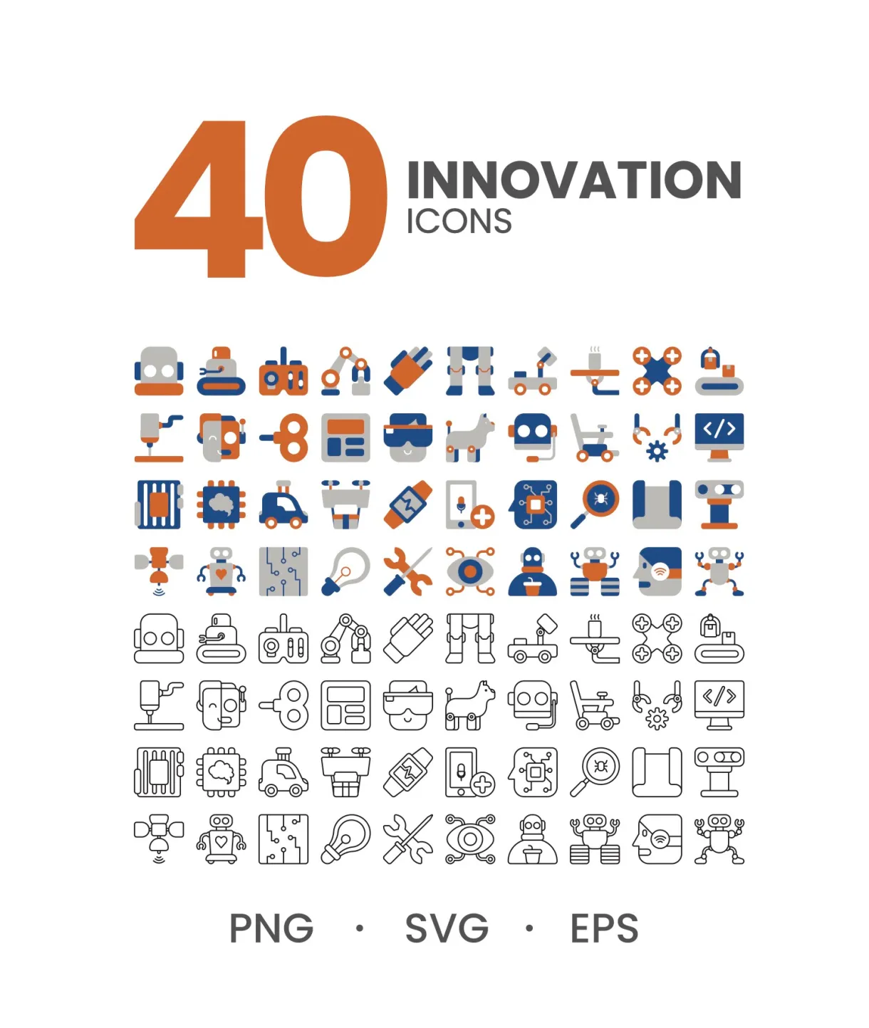 Innovation Icons by Cyber Olympus on Dribbble