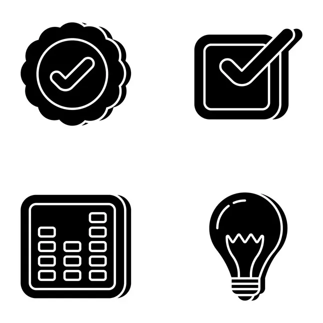 Premium Vector | Pack of innovation solid icons