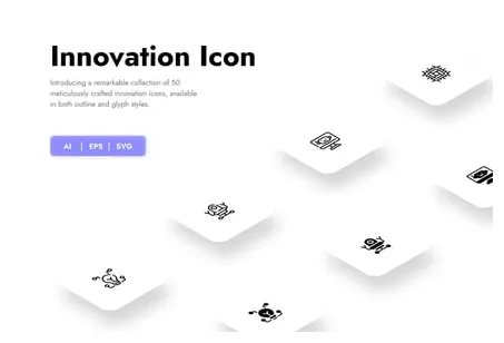 Innovation Icons, Icons ft. innovation & idea - Envato