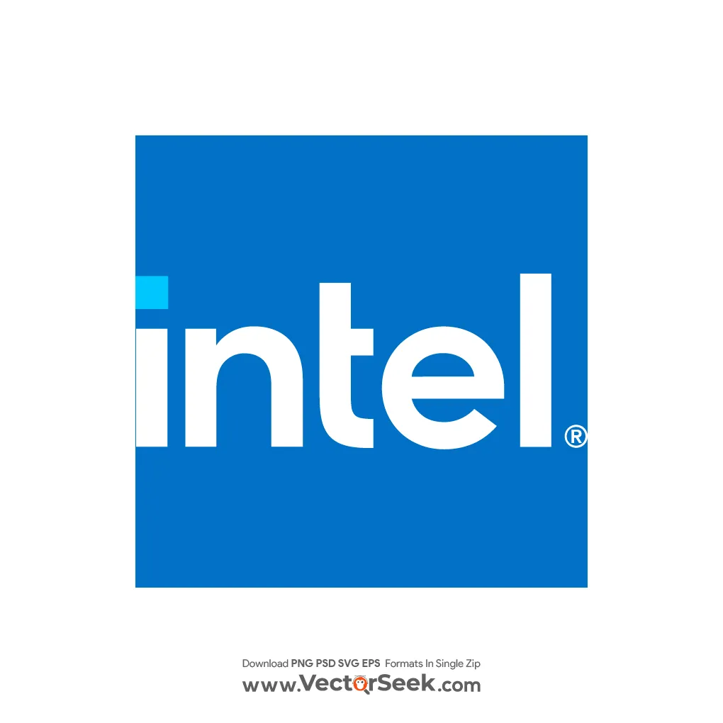 Intel logo png, svg, ai vector