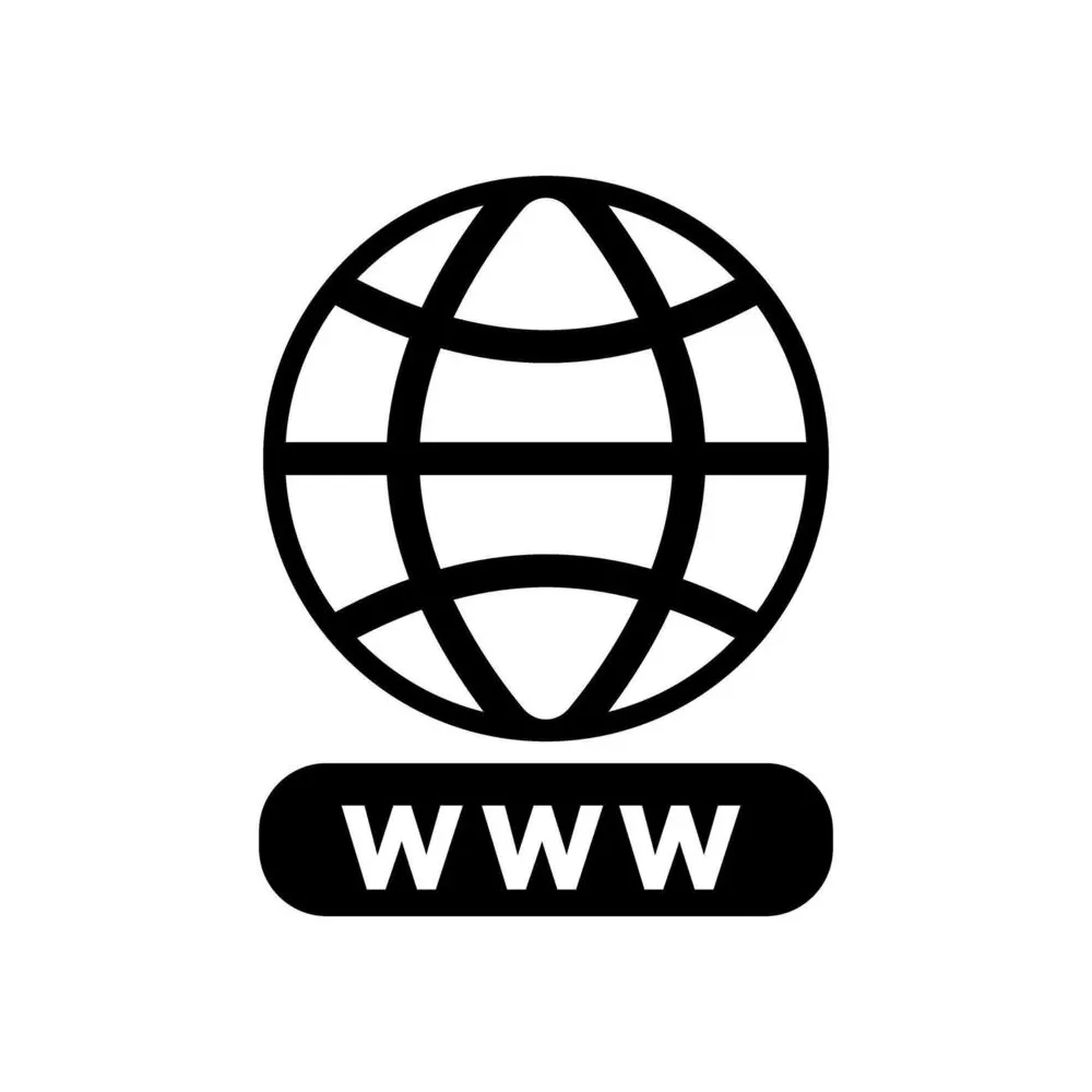 Website vector icon. www illustration sign. site symbol. internet logo