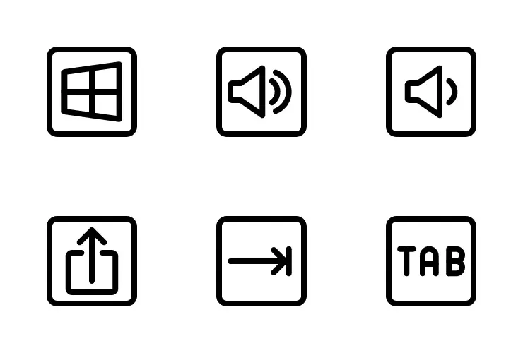 Packs, logos, symbols in svg, png printable coloring page