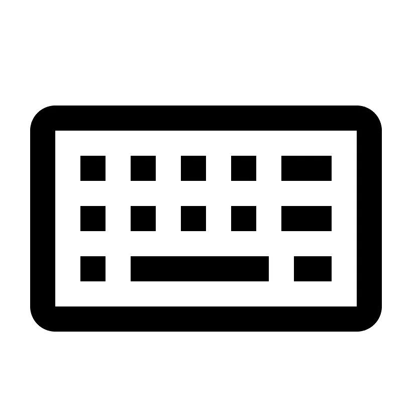 Keyboard free vector icons on creazilla