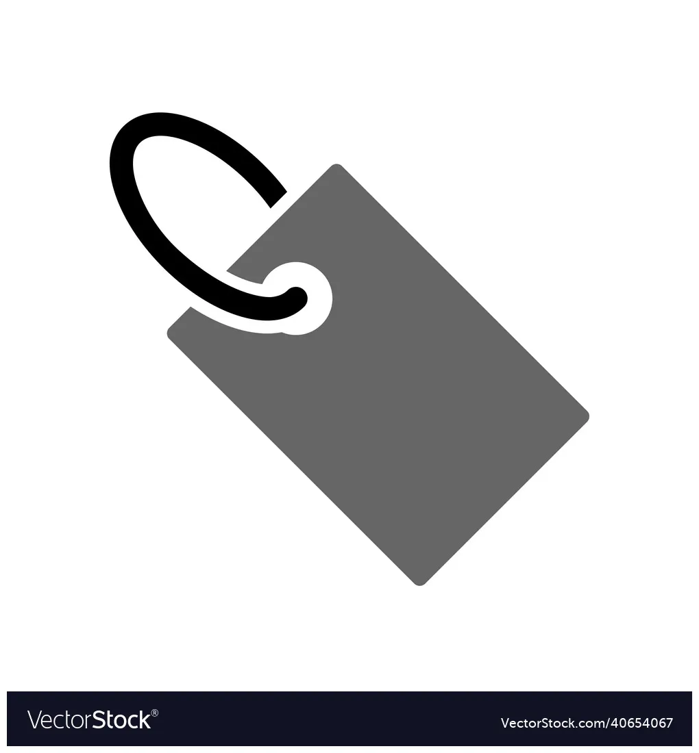 Label vector vectorstock