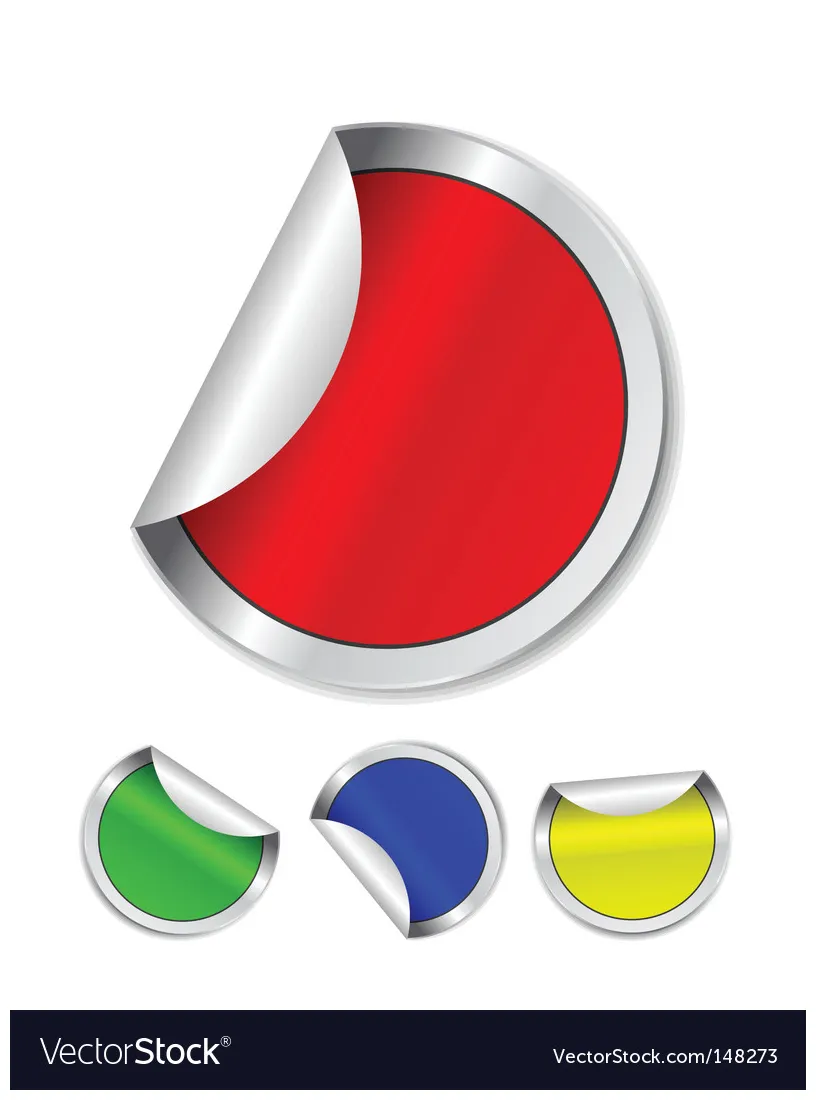 Label vector vectorstock