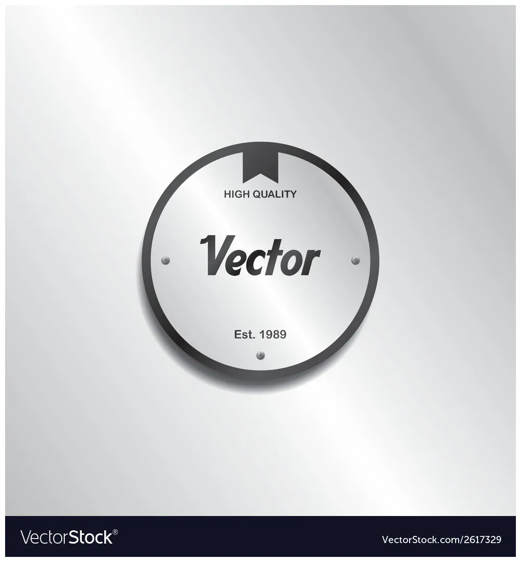 Label vector vectorstock
