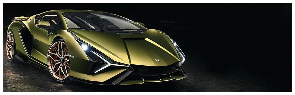 Bburago lamborghini sian fkp 37 grün, diecast 1 18, detaillierte