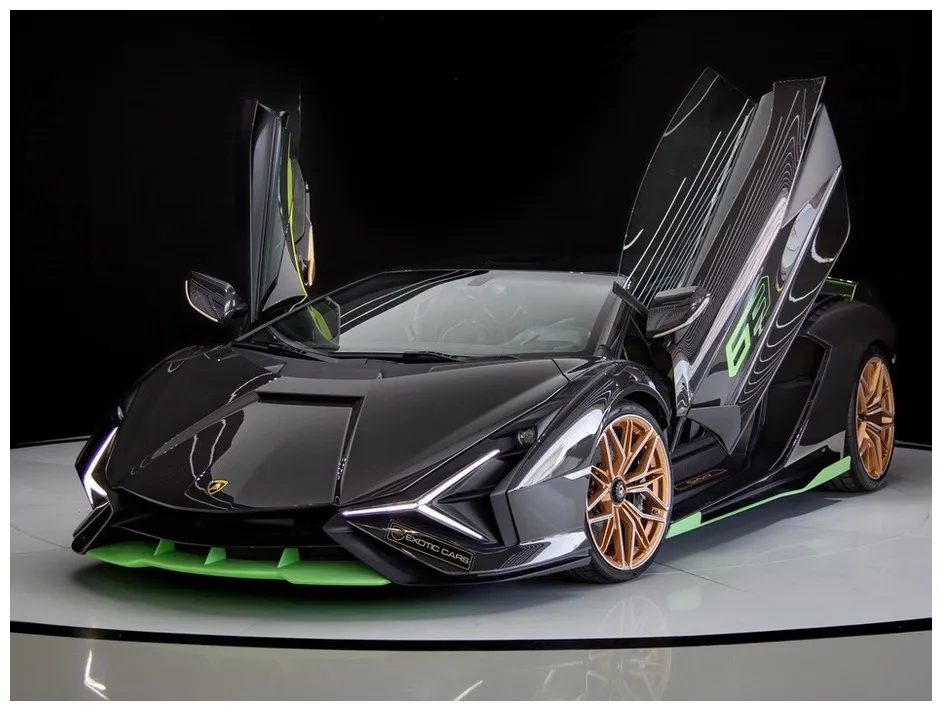 Ecr lamborghini sián fkp 37 details printable coloring page