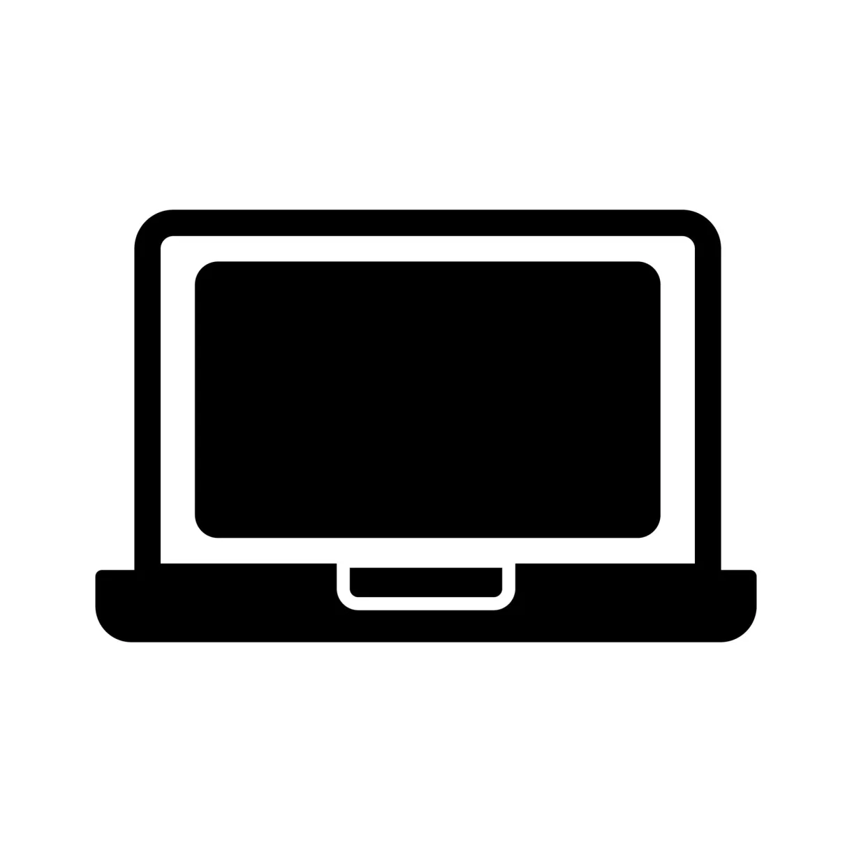 Laptop vector icon 14734294 vector art at vecteezy