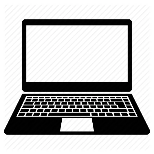 Laptop vector icon #70633 free icons library