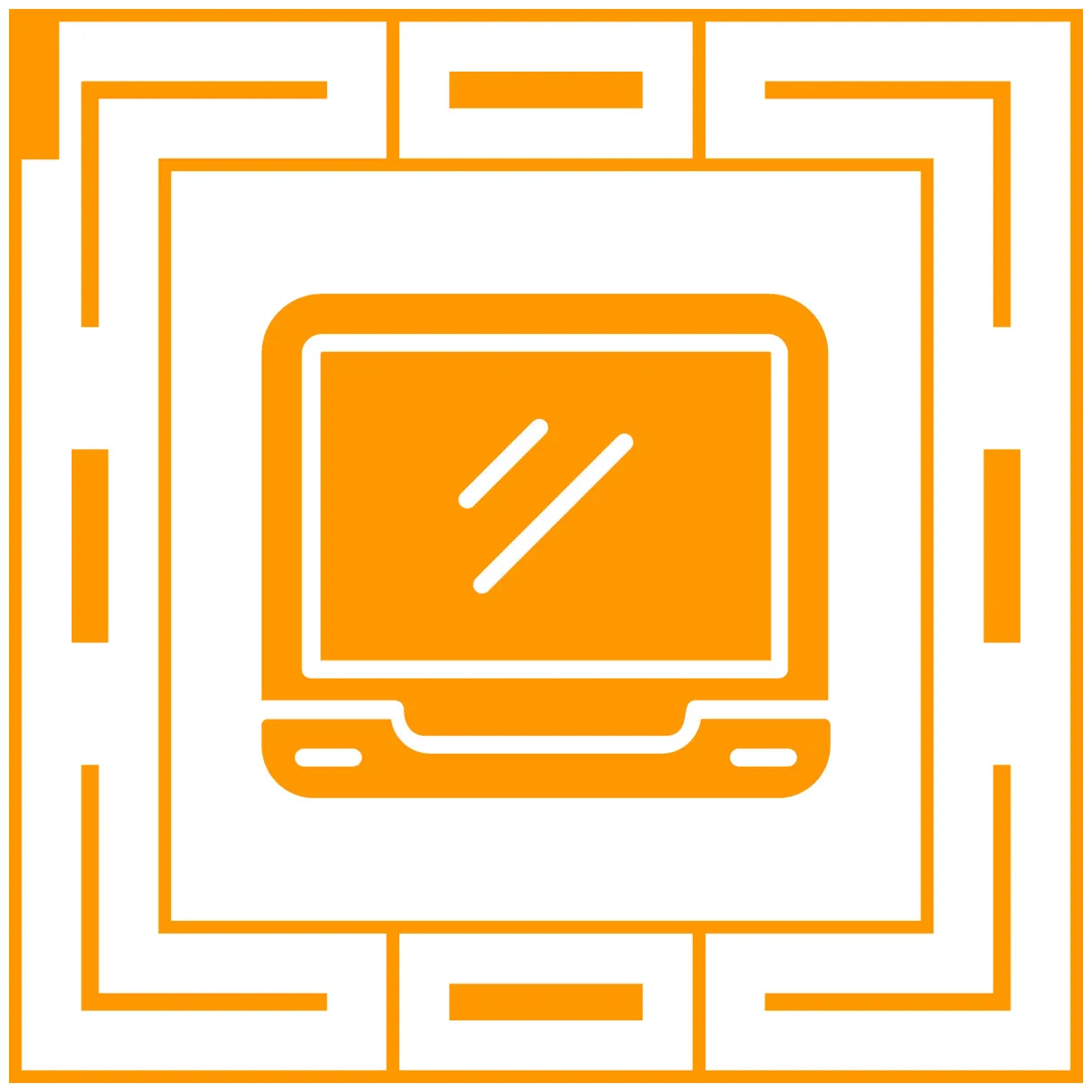 Laptop vector icon 26669041 vector art at vecteezy