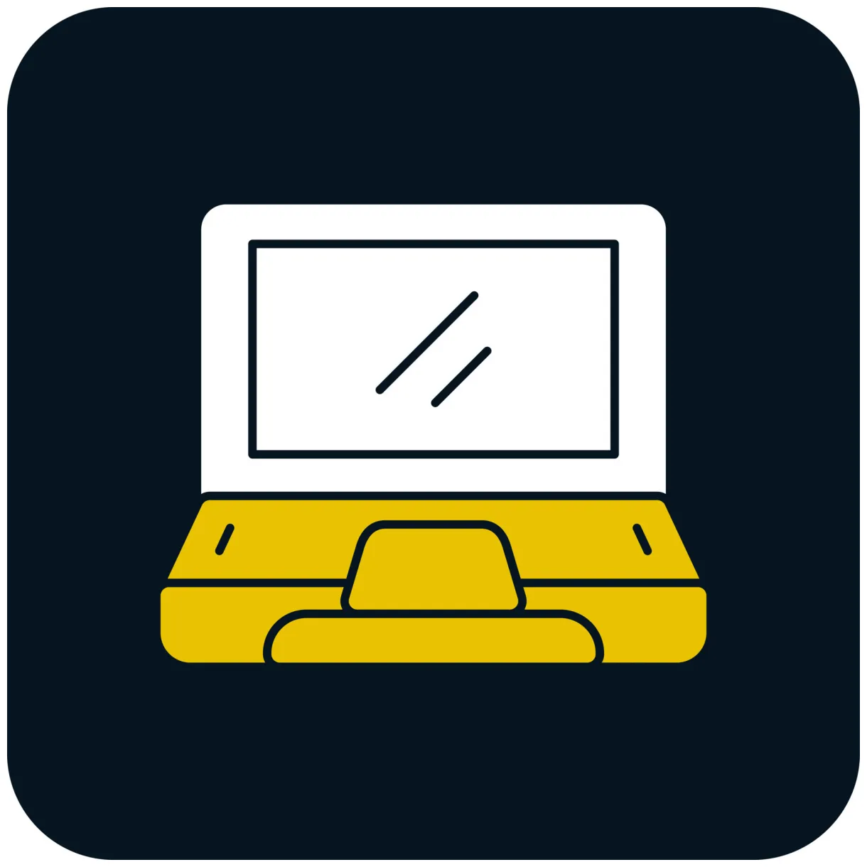 Laptop vector icon 19538410 vector art at vecteezy