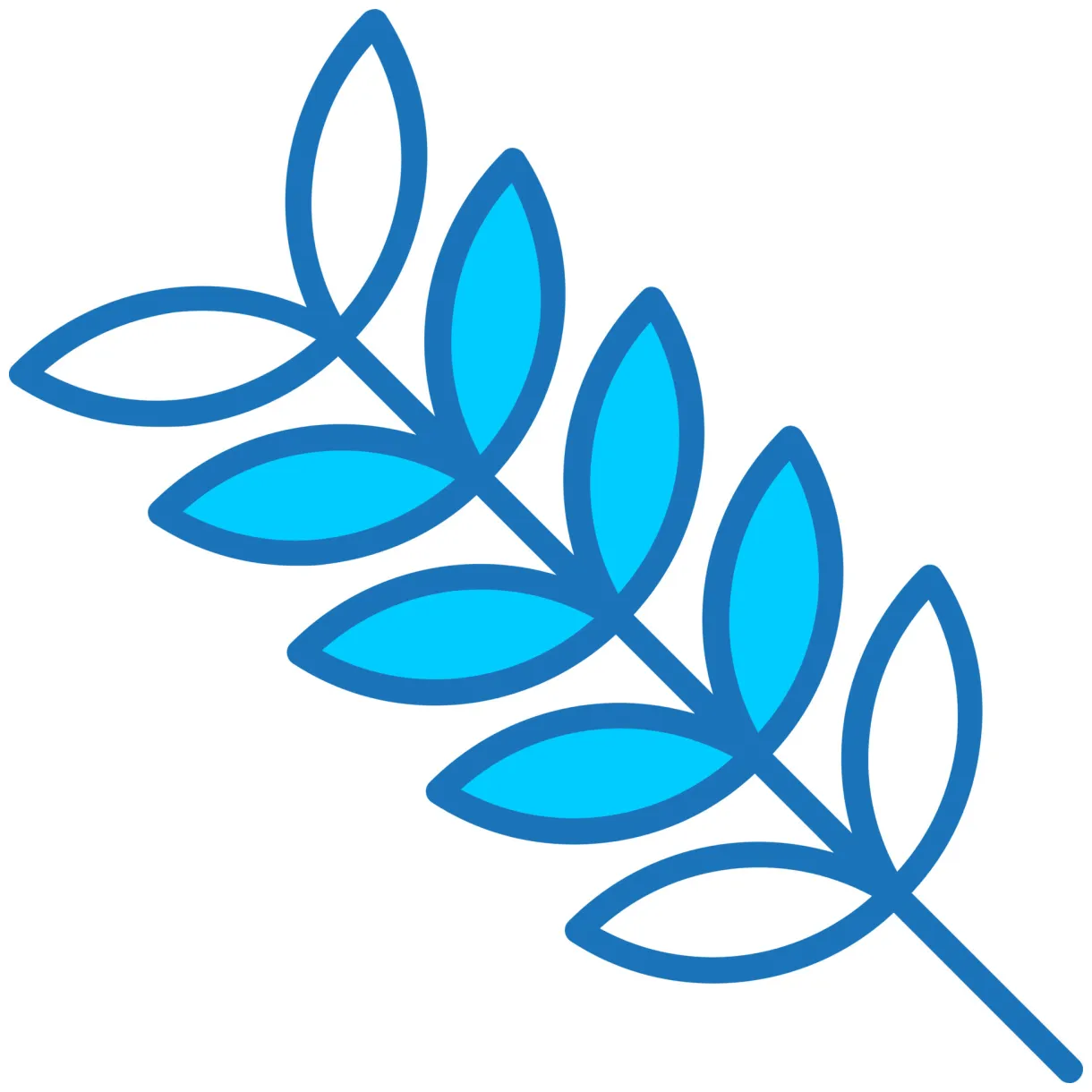 Leaf vector icon 15558903 vector art at vecteezy