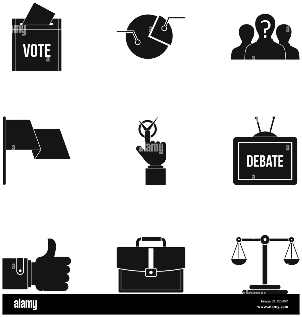 Set, simple style stock vector & art alamy