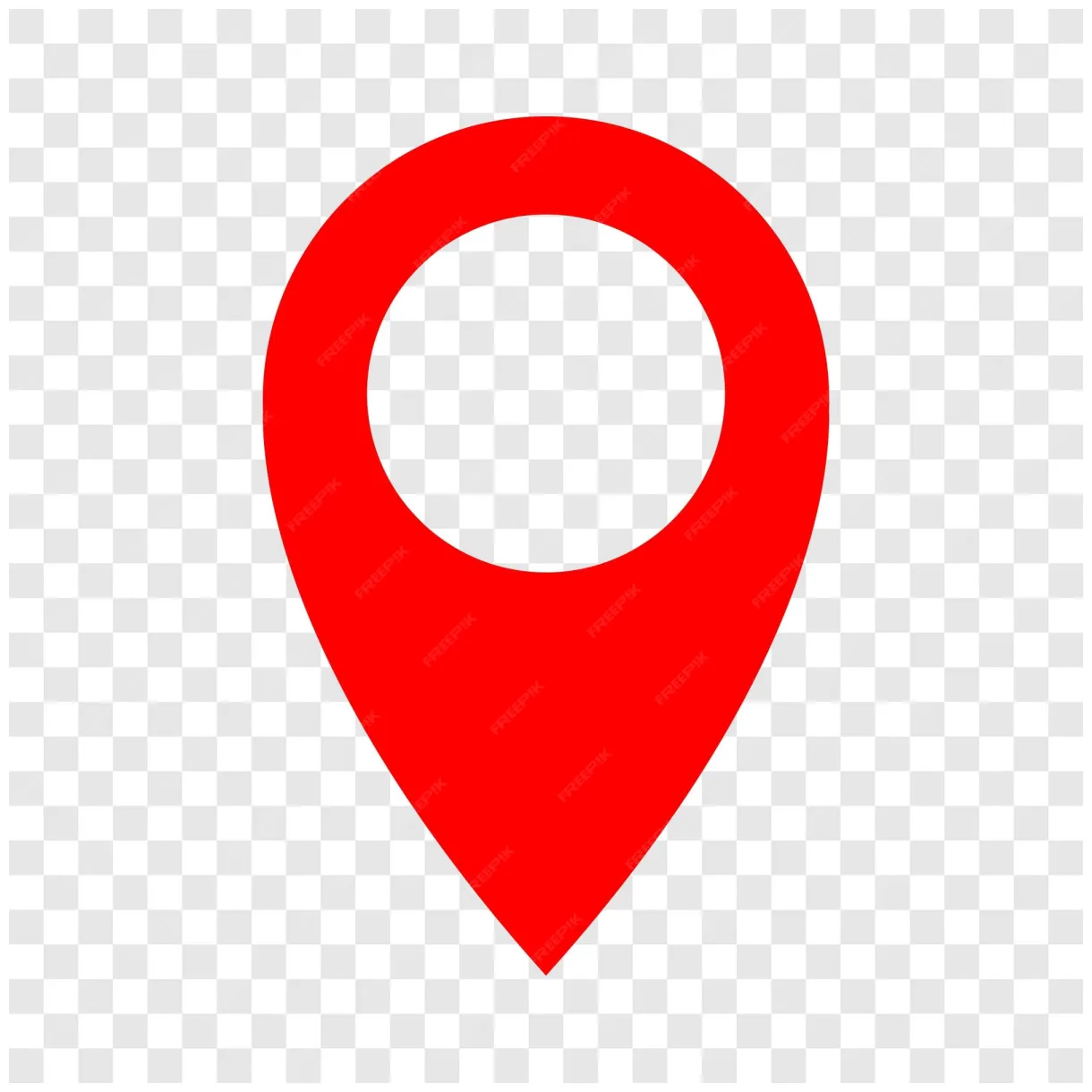 Premium vector red map pin icon location pin symbol flat vector