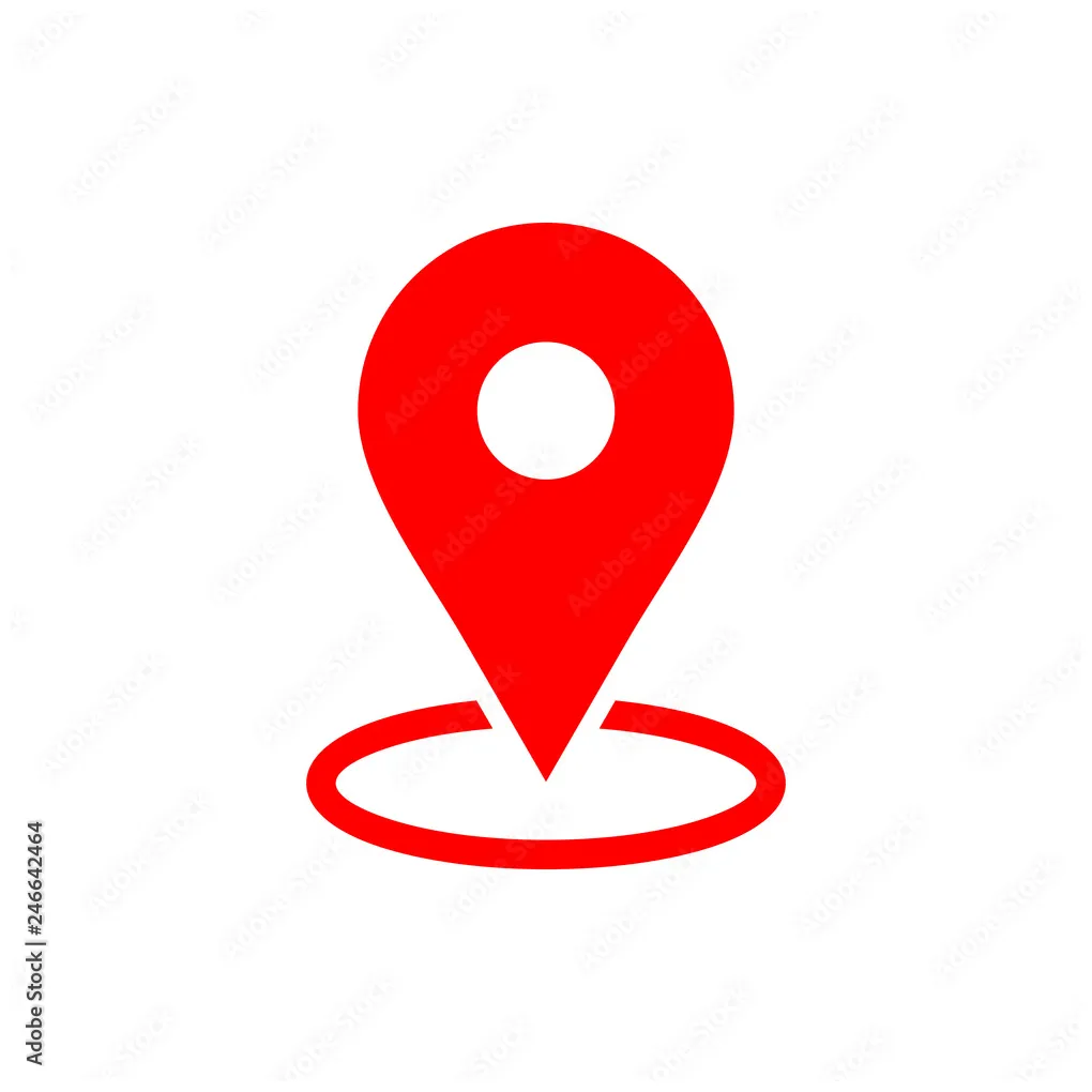 Maps pin. location pin. pin icon vector. location map icon. stock