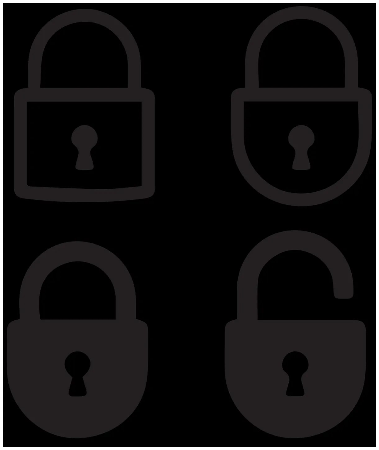 Pad lock lock icon on transparent . 21013516 png printable coloring page