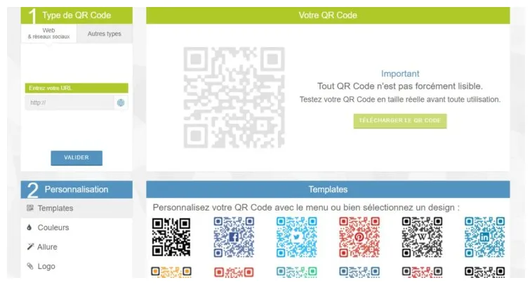 Unitag un outil pour créer des qr codes facilement