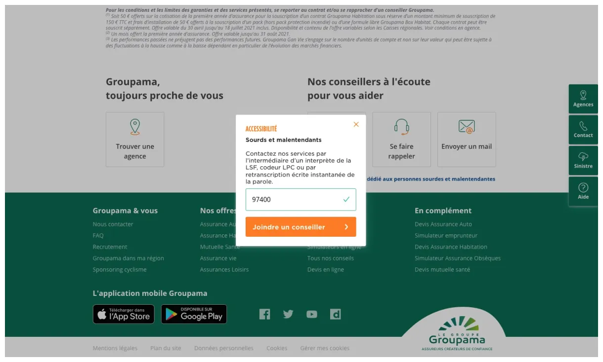 Deafi accompagne groupama dans l'accueil des personnes sourdes ou