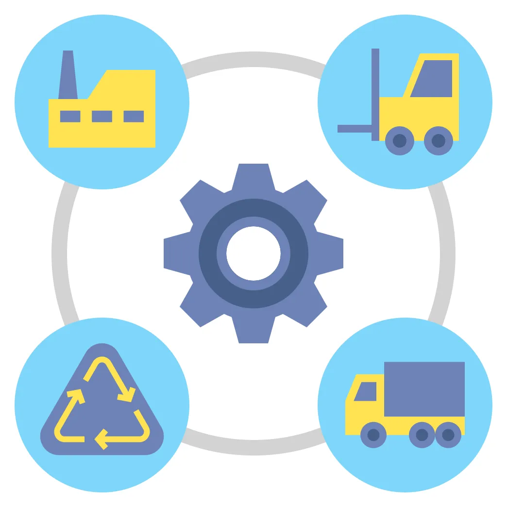 Supply, chain, logistics icon download on iconfinder