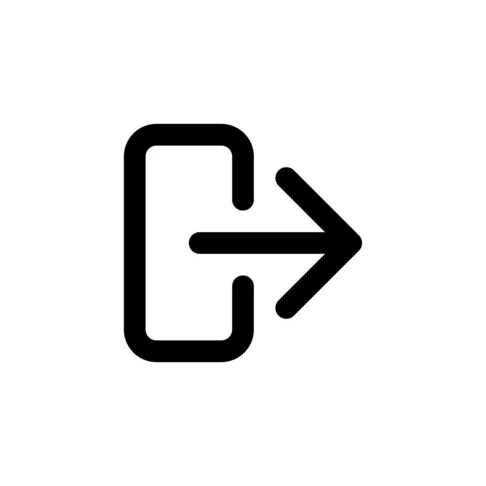 logout icon vector for any purposes 22133632 Vector Art at Vecteezy