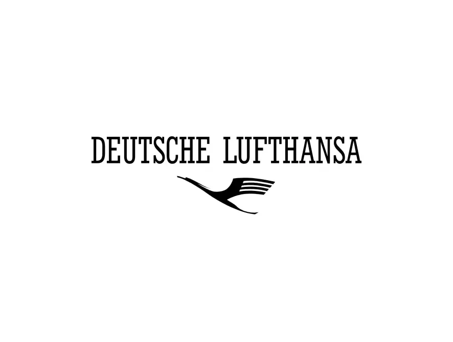 Deutsche lufthansa black logo vector download logowik