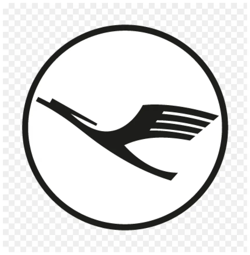 Lufthansa german airlines vector logo toppng