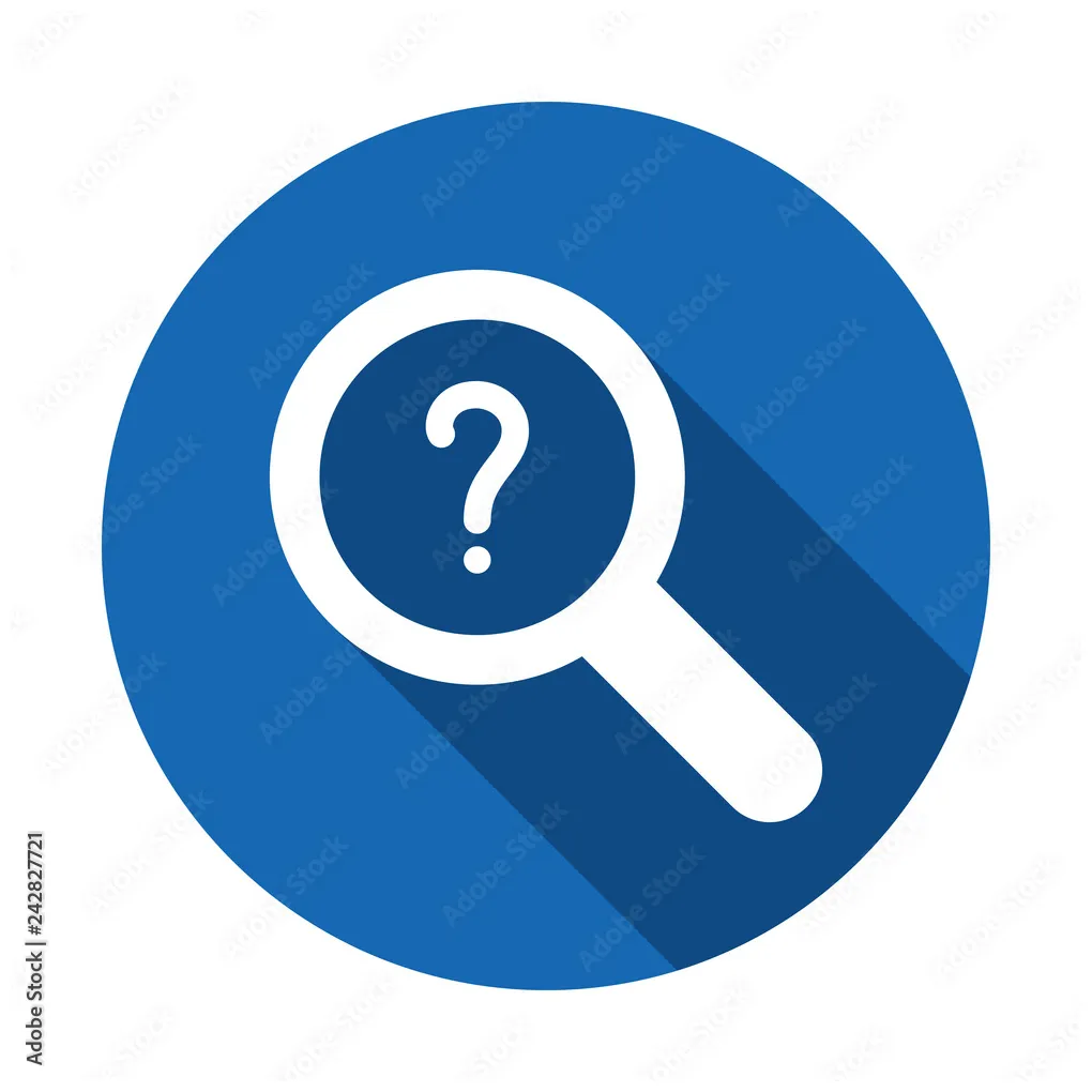 With question mark. and