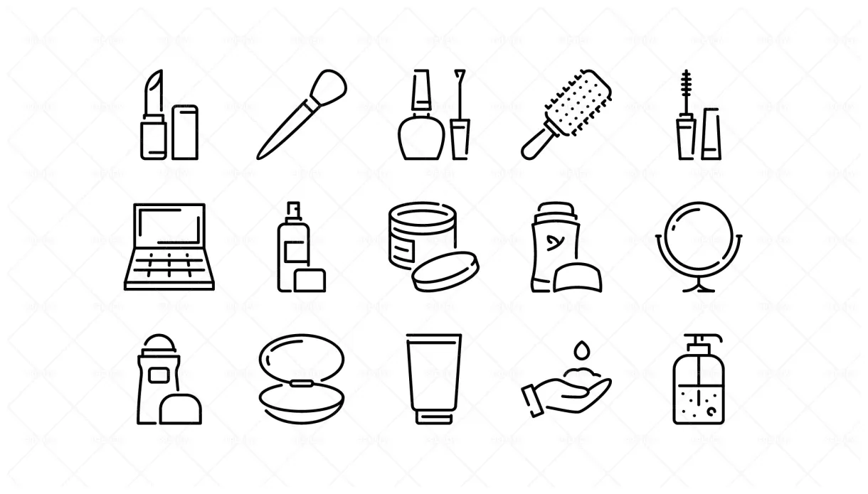 15 cosmetics and graphics motion array