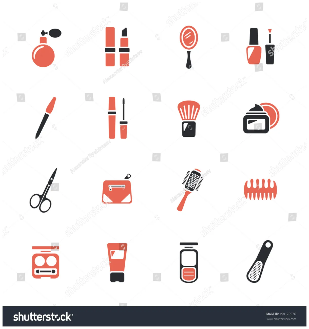 Beauty stock vector 158170976 shutterstock printable coloring page