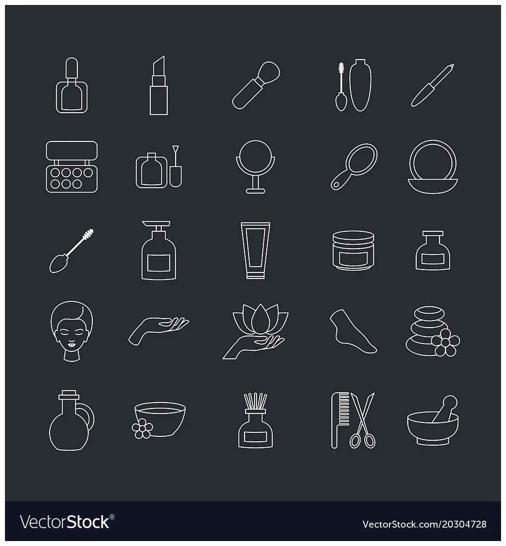 Beauty and and vector