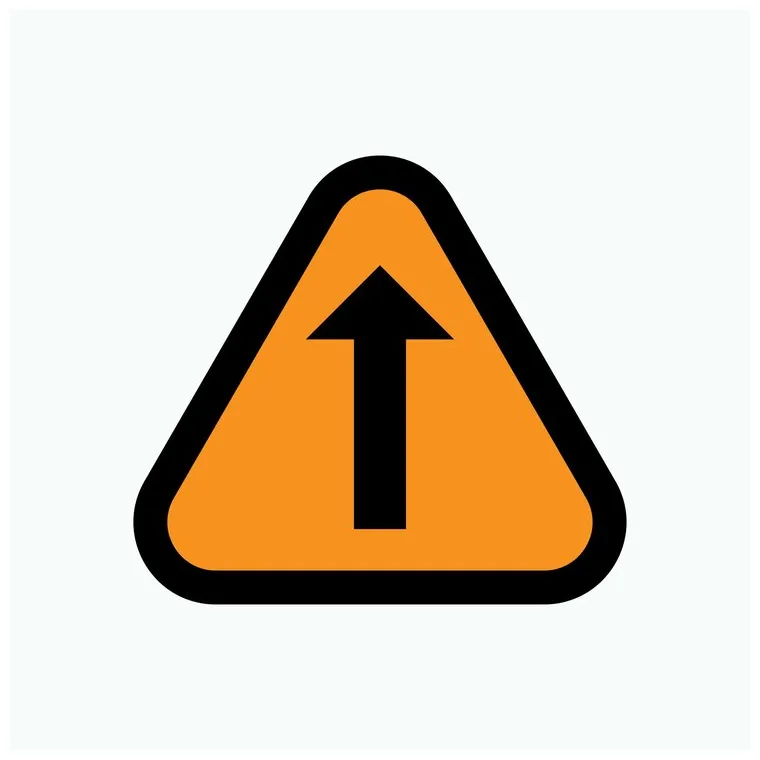 Premium vector mandatory directional signs vector