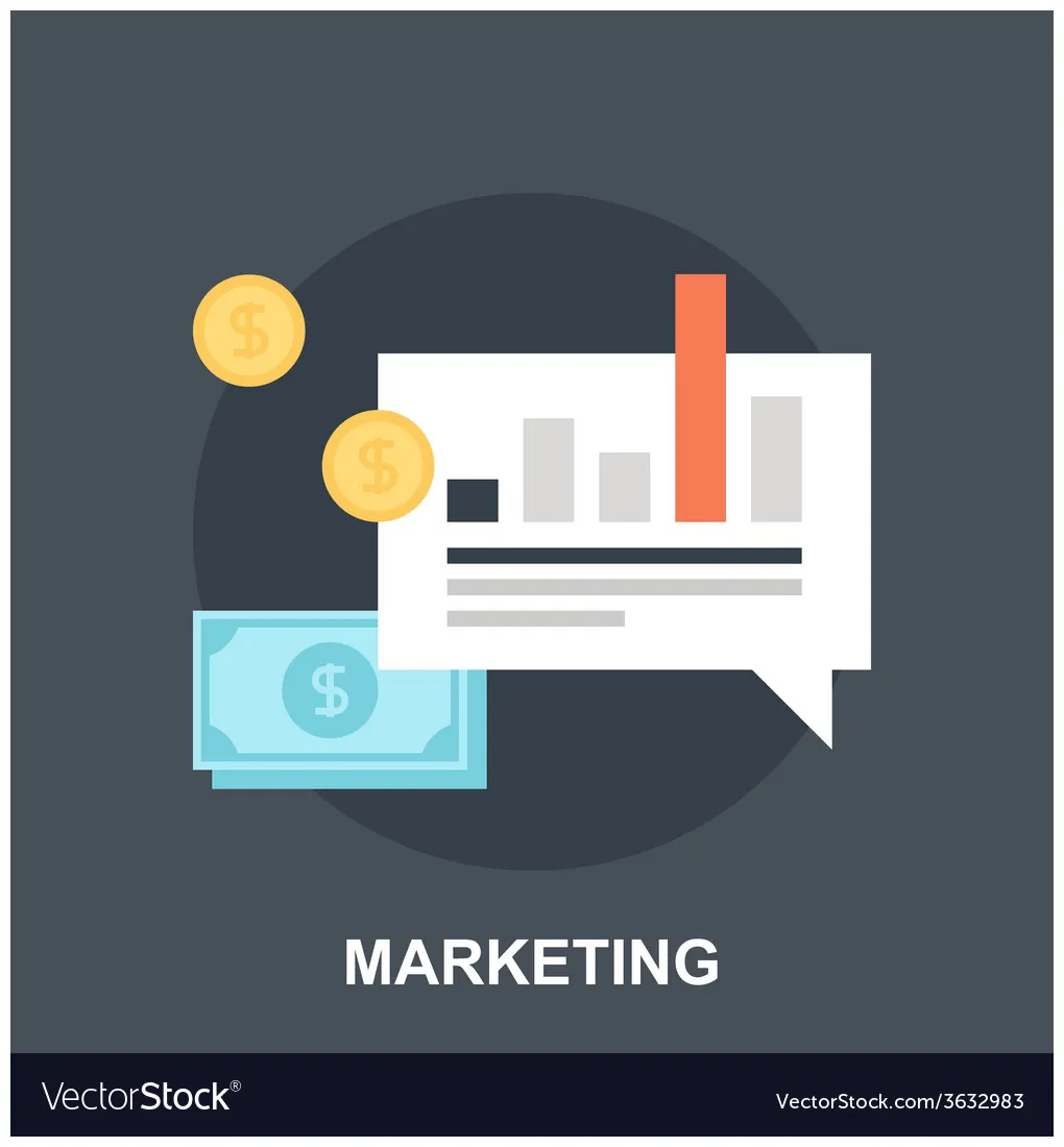 Marketing vector vectorstock