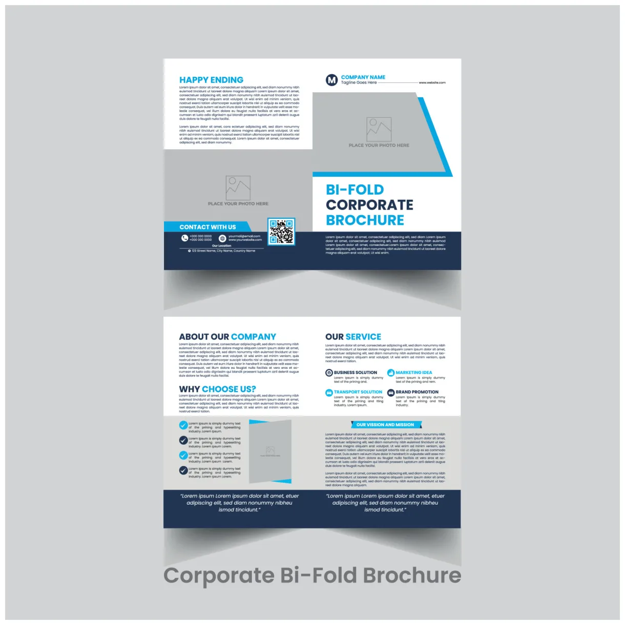 Corporate marketing materials 8635492 vector art at vecteezy