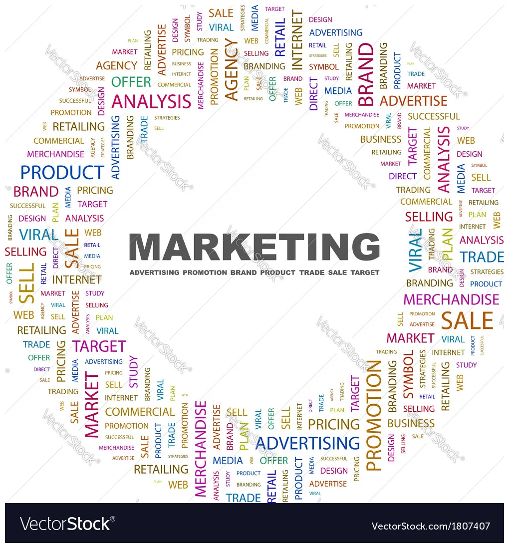 Marketing vector vectorstock