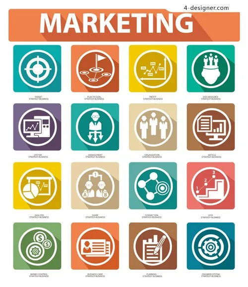 Marketing materials icon at vectorified collection of marketing