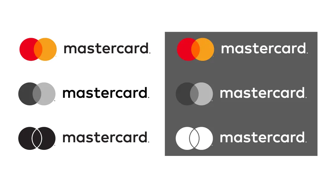 At vectorified collection of mastercard