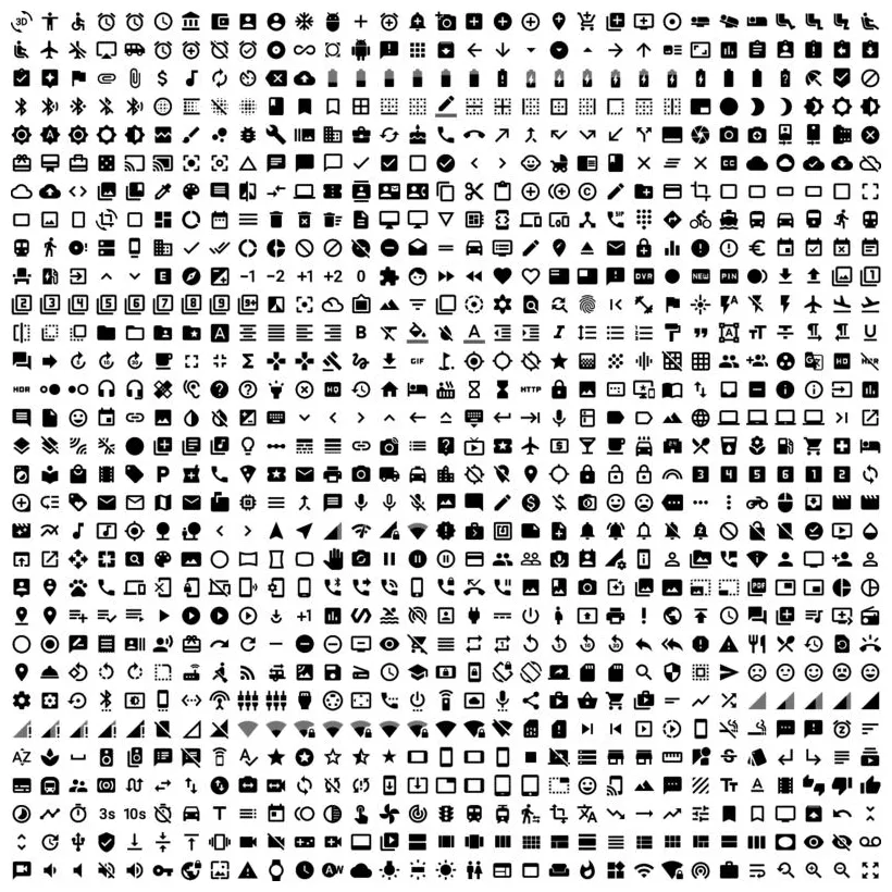 Material Design Icons - WireframeSketcher