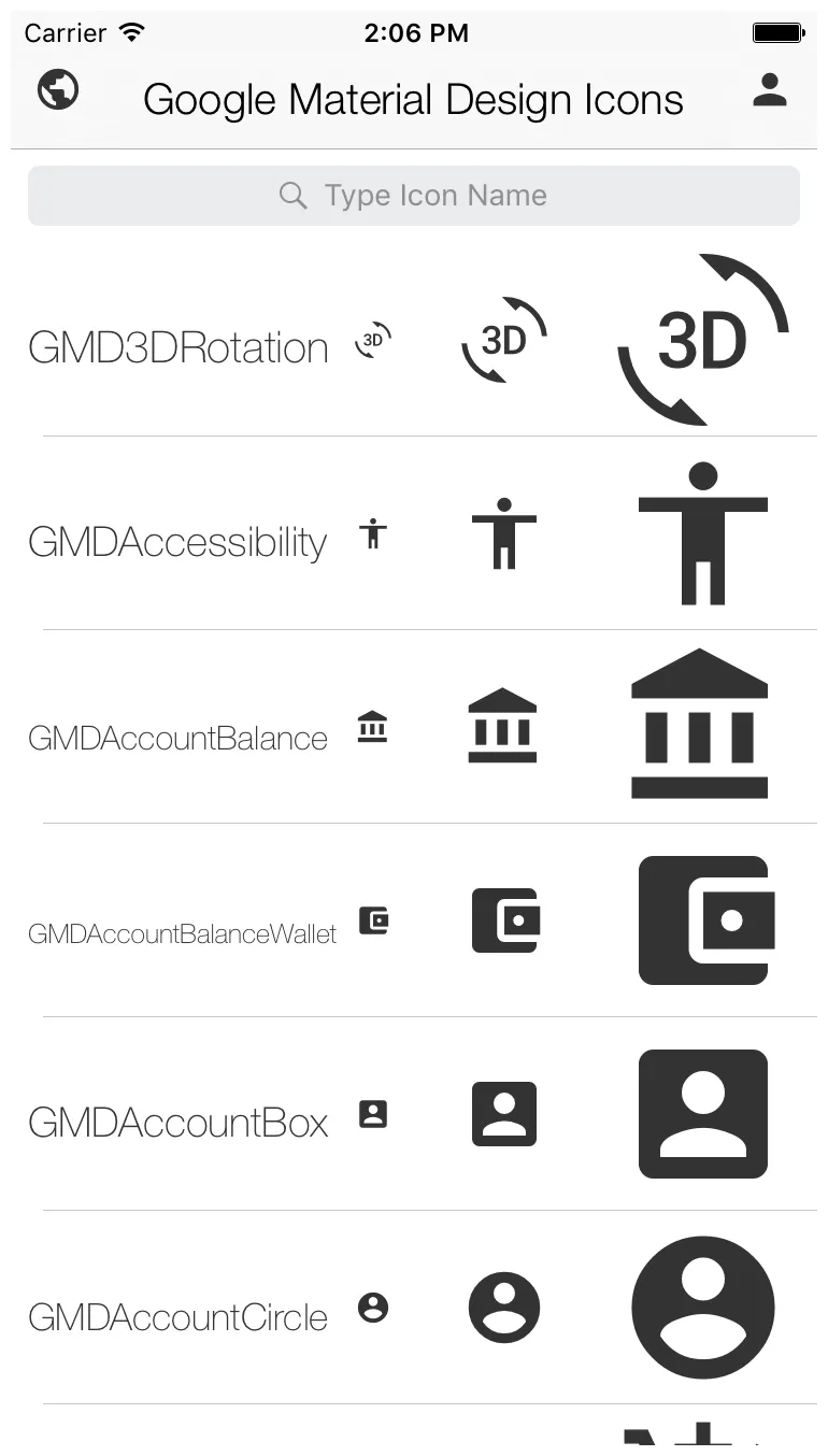 Google-Material-Design-Icons-Swift on CocoaPods.org
