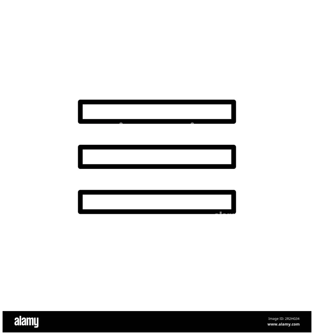 Web menu icon. hamburger menu symbol stock vector